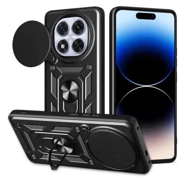 Чохол Ummi Camshield Serge Ring для Xiaomi Redmi Note 15 Pro 5G — Чорний — фото 2 Чохол Ummi Camshield Serge Ring для Xiaomi Redmi Note 15 Pro 5G — Чорний — фото 2