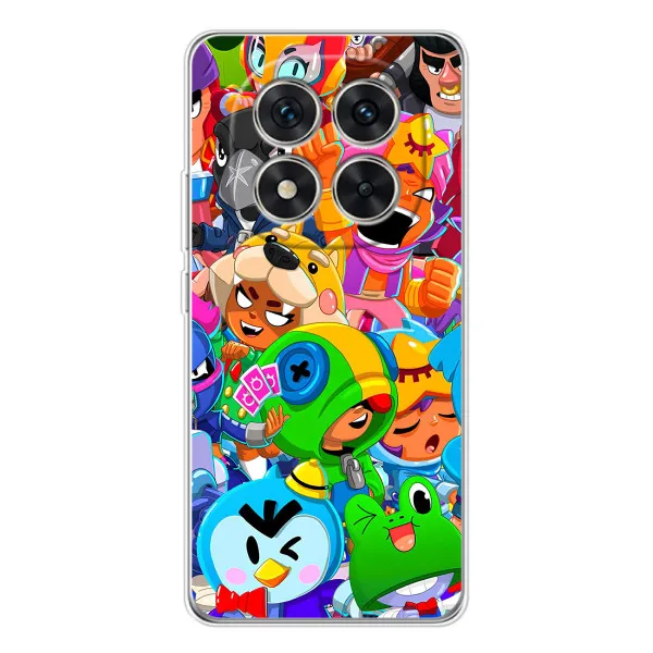 Чохол з принтом «Герої Бравл Старс» для Xiaomi Redmi Note 15 Pro 5G