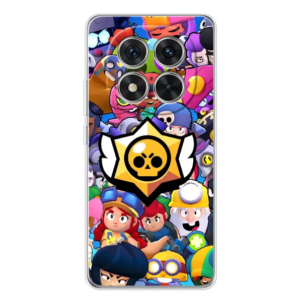 Чехол с принтом «Лого Brawl Stars» для Xiaomi Redmi Note 15 Pro 5G