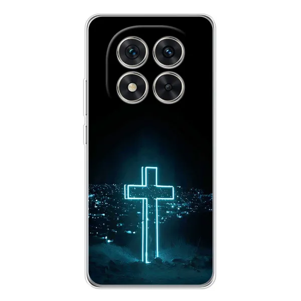 Чохол з принтом «Хрест і місто» для Xiaomi Redmi Note 15 Pro 5G