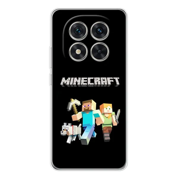 Чохол з принтом «герої Minecraft» для Xiaomi Redmi Note 15 Pro 5G