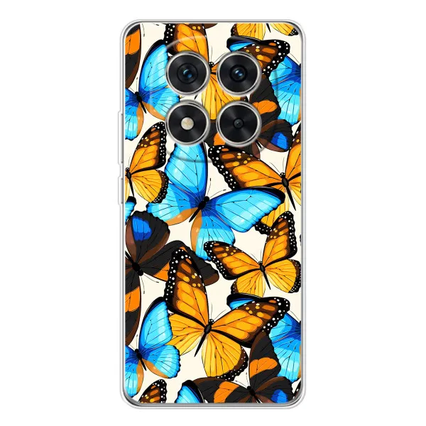 Чехол с принтом «Яркие бабочки» для Xiaomi Redmi Note 15 Pro 5G