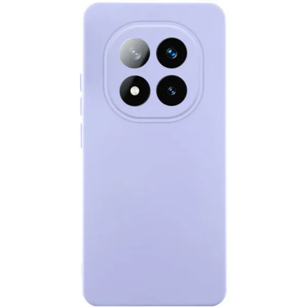 Чехол TPU GETMAN Liquid Silk Full Camera для Xiaomi Redmi Note 15 Pro+ 5G — Сиреневый