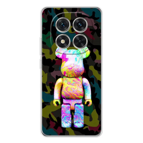 Чехол с принтом «Яркий Bearbrick» для Xiaomi Redmi Note 15 Pro Plus