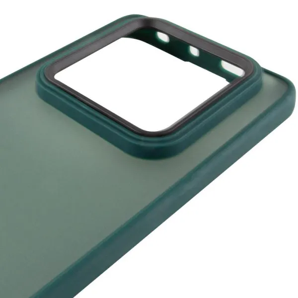 Чехол TPU+PC Lyon Frosted для Xiaomi Redmi Note 15 Pro 4G — Зеленый — фото 3 Чехол TPU+PC Lyon Frosted для Xiaomi Redmi Note 15 Pro 4G — Зеленый — фото 3