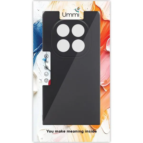 Чехол Silicone Cover Ummi Lakshmi Full Camera (AA) для Xiaomi Redmi Note 15 Pro 4G — Черный — фото 2