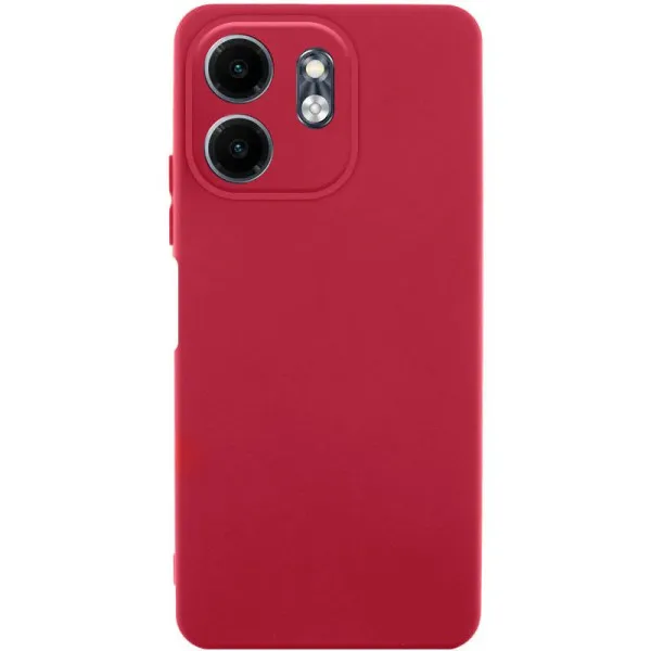 Чехол TPU GETMAN Liquid Silk Full Camera для Xiaomi Redmi Note 15 Pro 4G — Красный