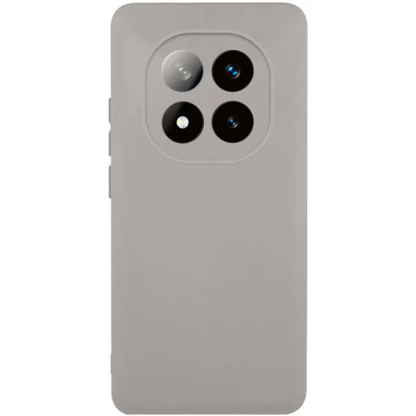 Чехол TPU GETMAN Liquid Silk Full Camera для Xiaomi Redmi Note 15 Pro 4G — Серый