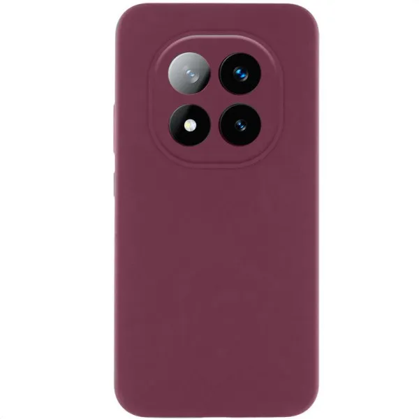 Чехол Silicone Cover Lakshmi Full Camera (AAA) для Xiaomi Redmi Note 15 Pro 4G — Бордовый