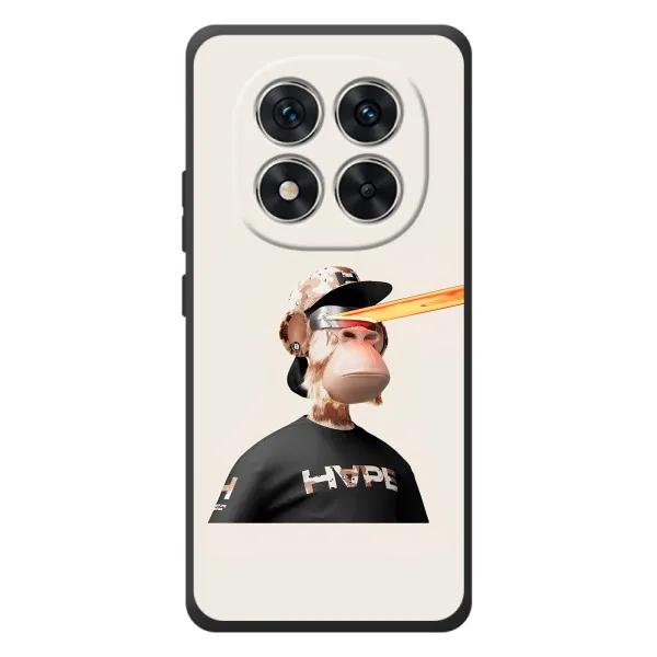 Чехол с принтом «обезьяна NFT в очках» для Xiaomi Redmi Note 15 Pro
