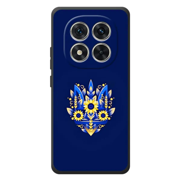 Чехол с принтом «Цветочный Герб» для Xiaomi Redmi Note 15 Pro