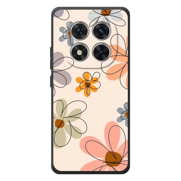 Чехол с принтом «Разноцветные цветы» для Xiaomi Redmi Note 15 Pro