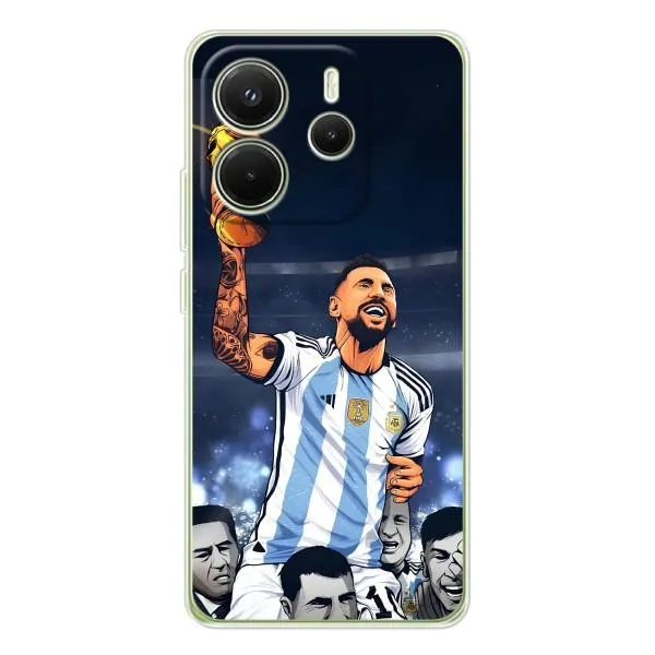 Чохол з принтом «Мессі з кубком» для Xiaomi Redmi Note 15 Чохол з принтом «Мессі з кубком» для Xiaomi Redmi Note 15