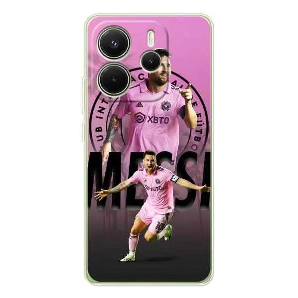 Чехол с принтом «Messi Miami» для Xiaomi Redmi Note 15
