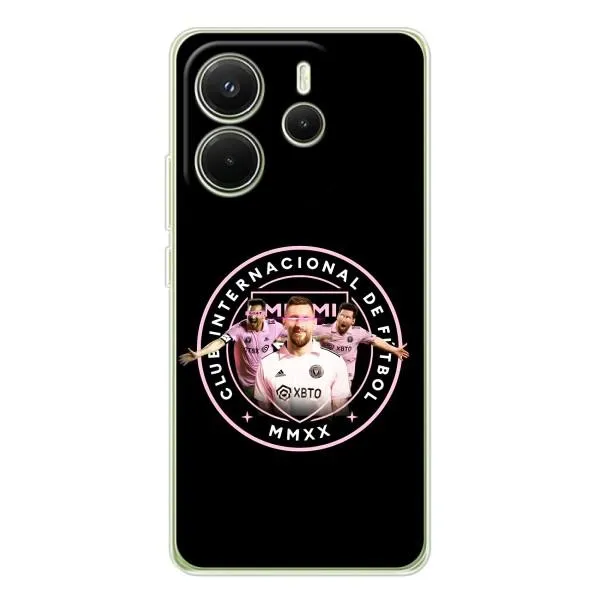 Чехол с принтом «Месси в лого» для Xiaomi Redmi Note 15