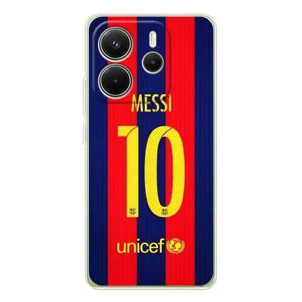 Чехол с принтом «Messi Barca 10» для Xiaomi Redmi Note 15