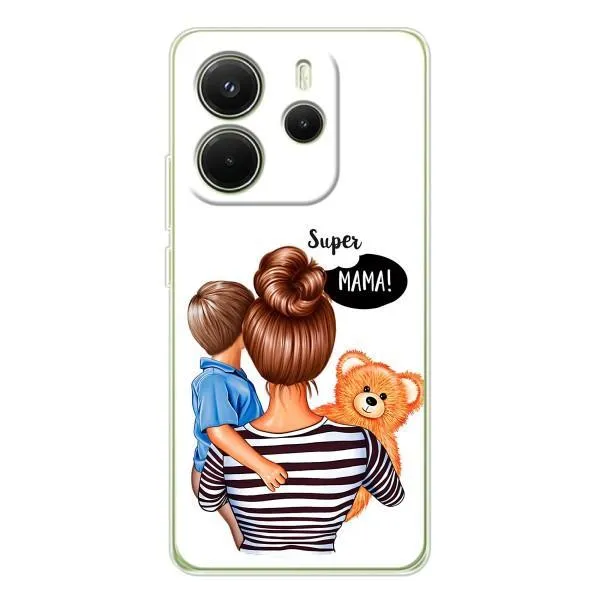 Чохол з принтом «Мама з синочком» для Xiaomi Redmi Note 15