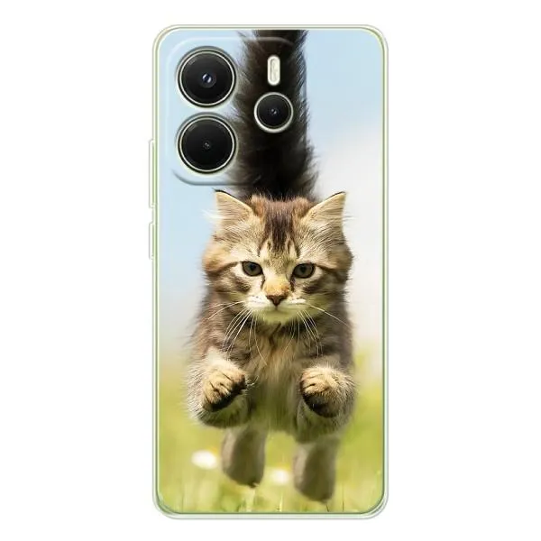 Чохол з принтом «Прижок кота» для Xiaomi Redmi Note 15 Чохол з принтом «Прижок кота» для Xiaomi Redmi Note 15