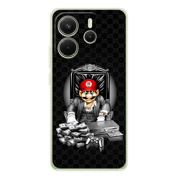 Чохол з принтом «Супер Маріо» для Xiaomi Redmi Note 15