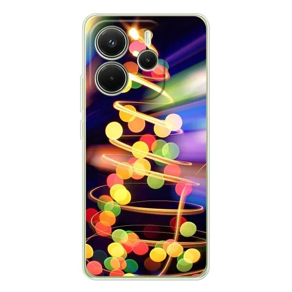 Чохол з принтом «Ялинка в огоньках» для Xiaomi Redmi Note 15 Чохол з принтом «Ялинка в огоньках» для Xiaomi Redmi Note 15