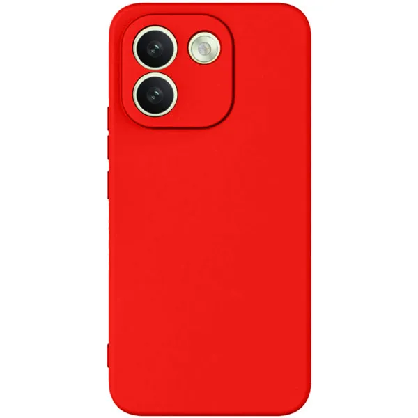 Чохол TPU GETMAN Liquid Silk Full Camera для Xiaomi Redmi Note 17 Pro Max — Червоний