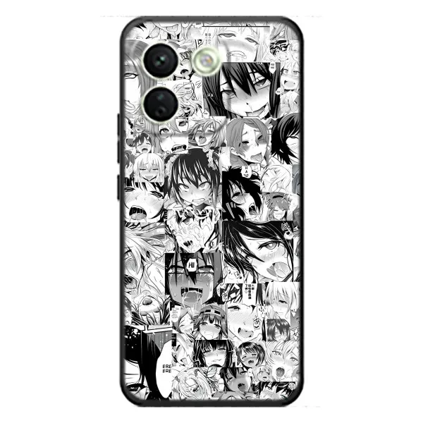 Чехол с принтом «Ahegao manga» для Xiaomi Redmi Note 17 Pro Max Чехол с принтом «Ahegao manga» для Xiaomi Redmi Note 17 Pro Max