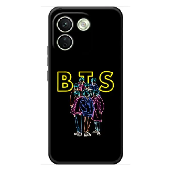 Чохол з принтом «BTS стайл» для Xiaomi Redmi Note 17 Pro Max