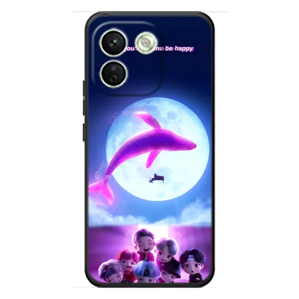 Чохол з принтом «КИТ BTS» для Xiaomi Redmi Note 17 Pro Max
