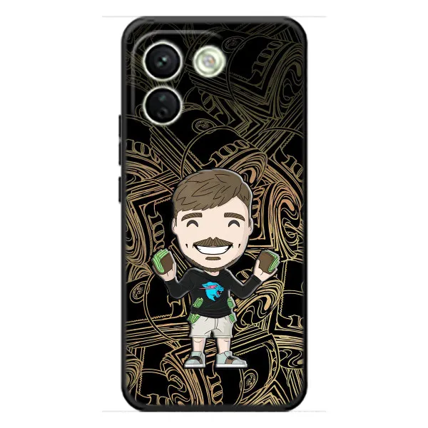 Чехол с принтом «Mister Beast» для Xiaomi Redmi Note 17 Pro Max