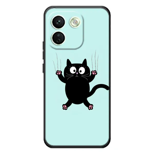 Чехол с принтом «Падающий кот» для Xiaomi Redmi Note 17 Pro Max