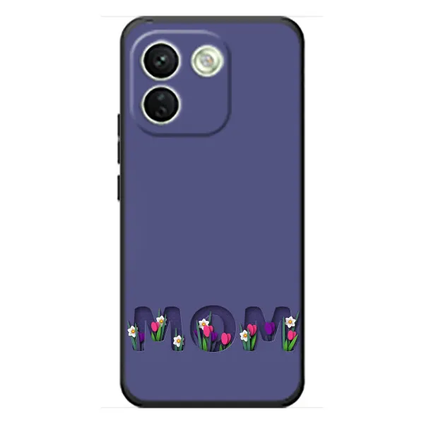 Чехол с принтом «Мама в цветах» для Xiaomi Redmi Note 17 Pro Max
