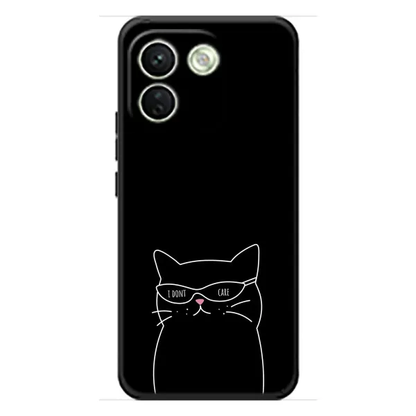Чехол с принтом «Равнодушный кот» для Xiaomi Redmi Note 17 Pro Max