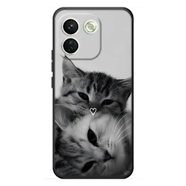 Чехол с принтом «Пара котов» для Xiaomi Redmi Note 17 Pro Max