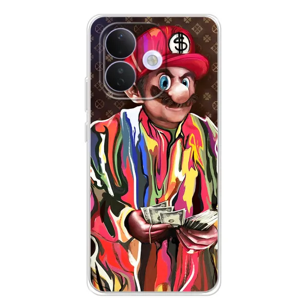 Чехол с принтом «Mario LV» для Xiaomi Redmi Note 17 Pro