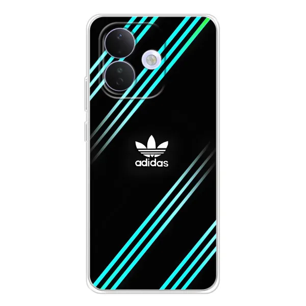 Чохол з принтом «Адідас з полосами» для Xiaomi Redmi Note 17 Pro
