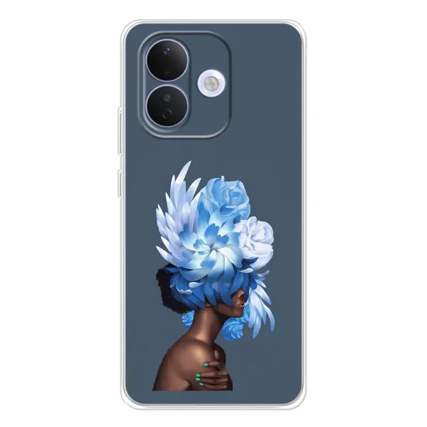 Чехол с принтом «Цветы на голове» для Xiaomi Redmi Note 17 Pro