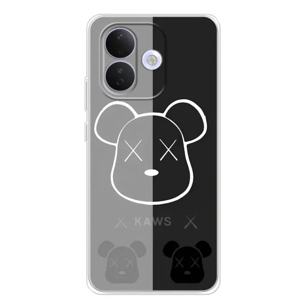 Чехол с принтом «БеарБрик глаза» для Xiaomi Redmi Note 17 Pro