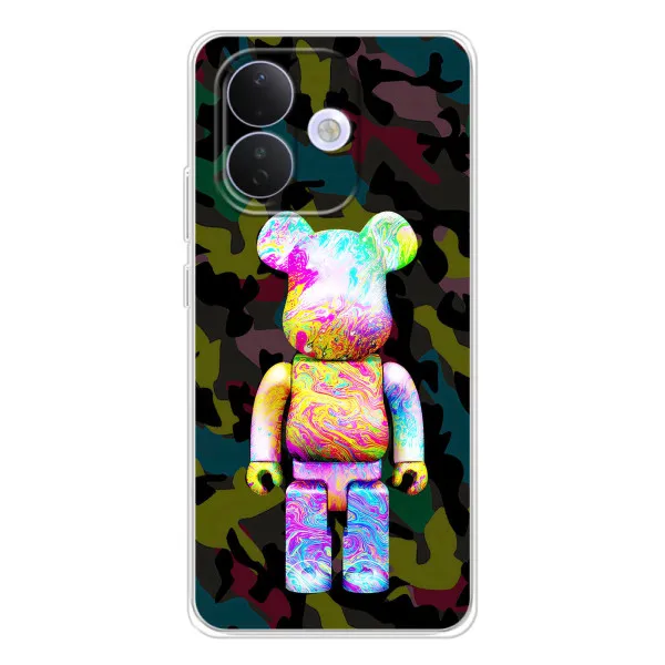 Чехол с принтом «Яркий Bearbrick» для Xiaomi Redmi Note 17 Pro