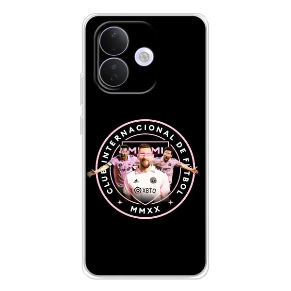Чохол з принтом «Мессі в лого» для Xiaomi Redmi Note 17 Pro