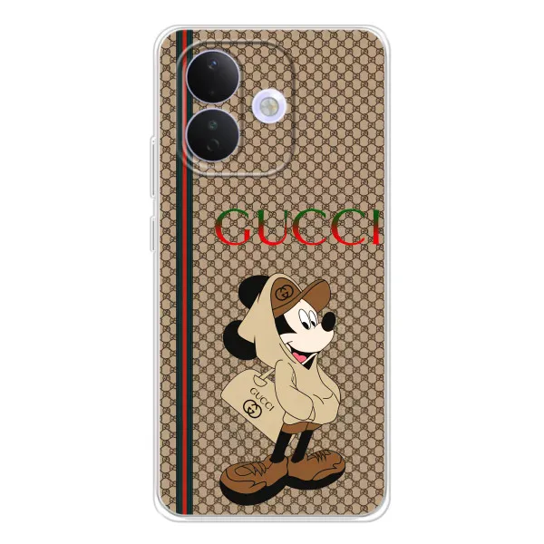 Чехол с принтом «Mickey GUCCI» для Xiaomi Redmi Note 17 Pro