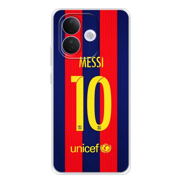 Чохол з принтом «Messi Barca 10» для Xiaomi Redmi Note 17 Pro
