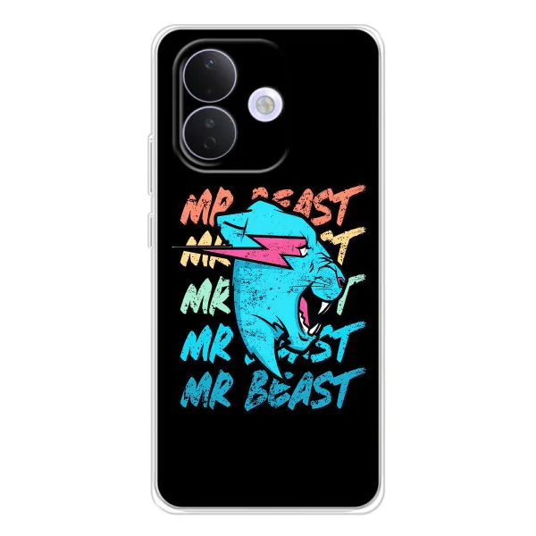 Чехол с принтом «logo Mr beast» для Xiaomi Redmi Note 17 Pro