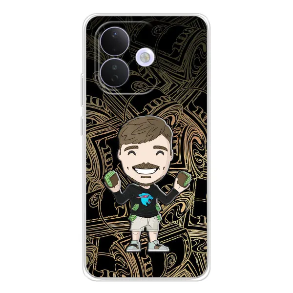 Чехол с принтом «Mister Beast» для Xiaomi Redmi Note 17 Pro