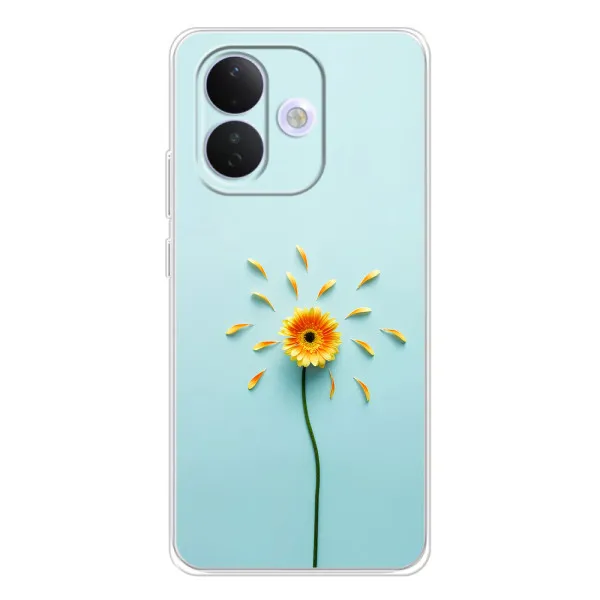 Чехол с принтом «Желтый цветок» для Xiaomi Redmi Note 17 Pro