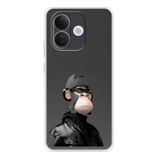 Чехол с принтом «стильная обезьяна NFT» для Xiaomi Redmi Note 17 Pro