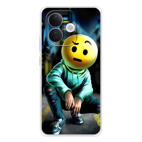 Чехол с принтом «Парень смайл» для Xiaomi Redmi Note 17 Pro