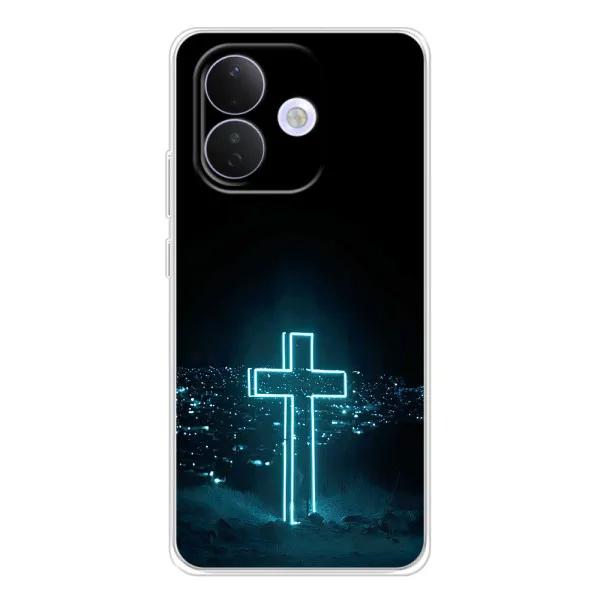 Чохол з принтом «Хрест і місто» для Xiaomi Redmi Note 17 Pro