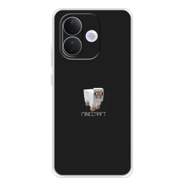 Чохол з принтом «Овечка Майнкрафт» для Xiaomi Redmi Note 17 Pro
