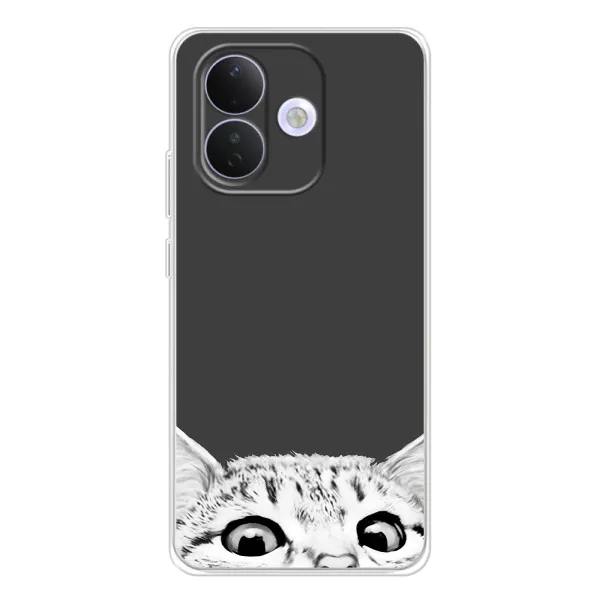 Чехол с принтом «Выглядывает кот» для Xiaomi Redmi Note 17 Pro