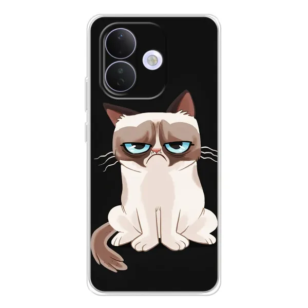 Чехол с принтом «Грустный кот» для Xiaomi Redmi Note 17 Pro